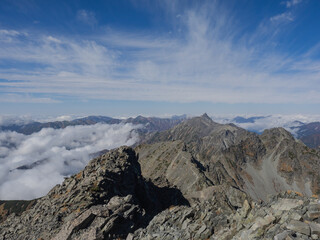 奥穂高岳山頂からの絶景