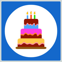 Vector illustration for Cake EPS10