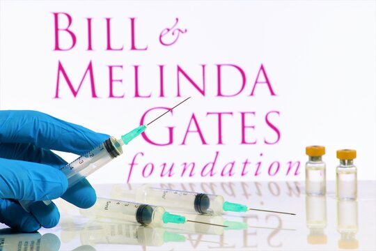 New York, America. February,2021.Bill and Melinda Gates foundation assists with the development and commercialization of novel vaccines and the sustainable manufacture of existing vaccines.