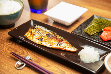 塩サバ定食