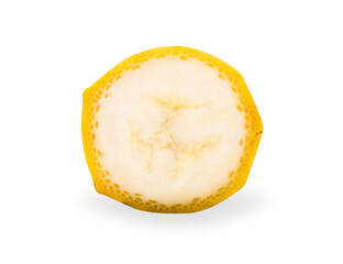 Banana isolated on white background.