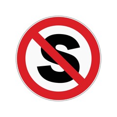 No stop traffic signs vector graphics