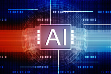 2d rendering Artificial Intelligence (AI) concept
