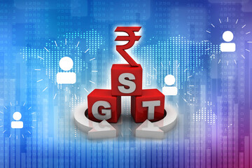 Rupee currency . 3D rendering illustration