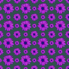 flower pattern Seamless vector background.