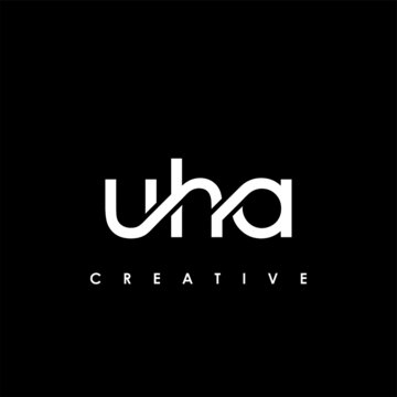 UHA Letter Initial Logo Design Template Vector Illustration