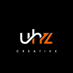 UHZ Letter Initial Logo Design Template Vector Illustration