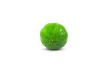 Lime fruits on a white background. Isolated citrus.