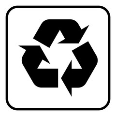 Recycle environment icon,Eco nature waste isolated on white background, garbage ecology system