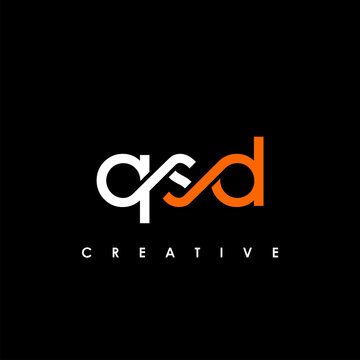 QSD Letter Initial Logo Design Template Vector Illustration