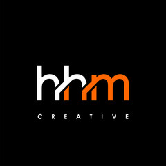 HHM Letter Initial Logo Design Template Vector Illustration