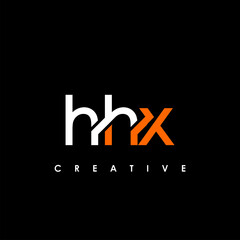 HHX Letter Initial Logo Design Template Vector Illustration
