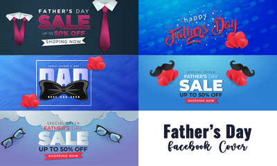 father's day Facebook cover banner design. Facebook Sale cover Design