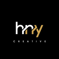 HNY Letter Initial Logo Design Template Vector Illustration © makrufi