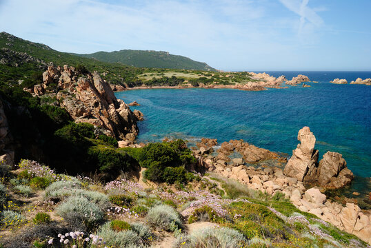 Veduta della spiaggia di Porto Leccio