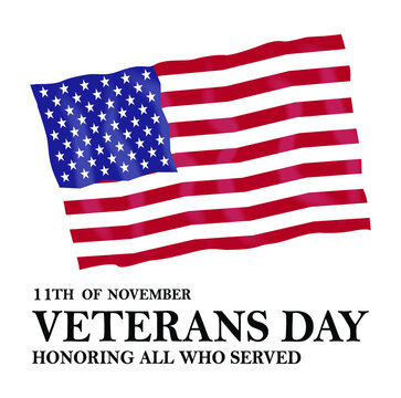 Vector image of the 11th day of veterans day november