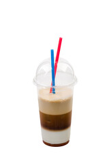 glass of coffee isolated