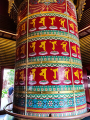 holy Buddhist script in monestry