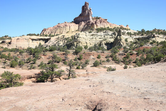 Church Rock in Red Rock Park near Gallup, New Mexico, USA