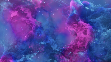 3d render nebulas in space., Colorful galaxy in space, beauty of universe.