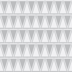Triangular seamless geometric pattern. In shades of gray.