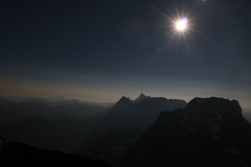 Moonlight Over Cheam Range