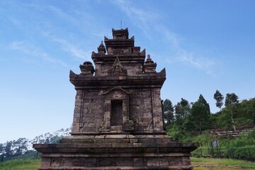 Semarang, 09 January 2020; Gedung Songo Temple is a Hindu temple located in Java, Indonesia. Built...