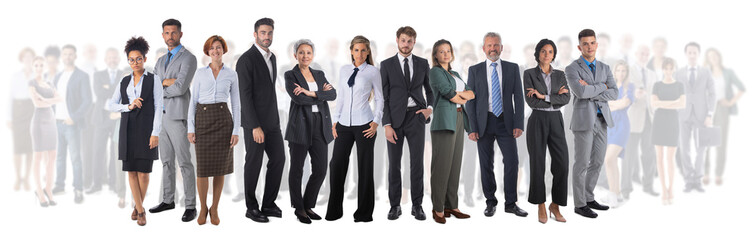 Successful happy business team