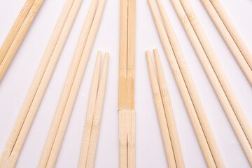 Wooden chopsticks. Food sticks. Lots of wooden chopsticks.