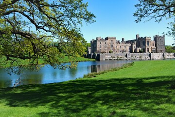 Reflections in Raby Castle parkland.