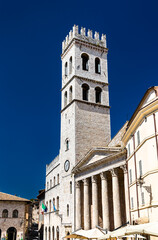Fototapeta na wymiar Torre del Popolo in Assisi, Italy