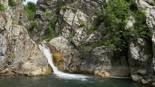 Waterfall Sini vir Medven village Bulgaria