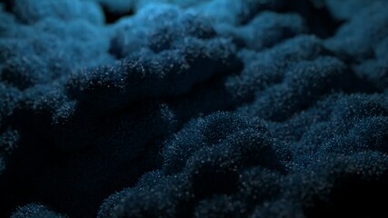 background with volumetric elements with a fleecy surface