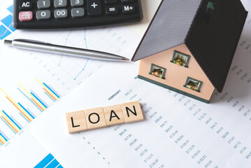 Loans for real estate concept