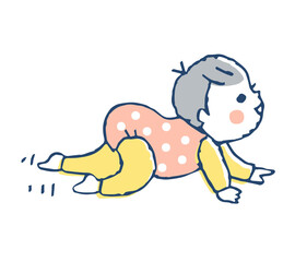 ハイハイする赤ちゃん
