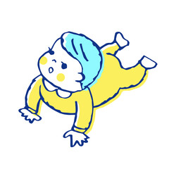 ハイハイする赤ちゃん