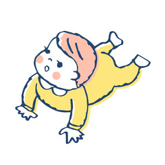 ハイハイする赤ちゃん