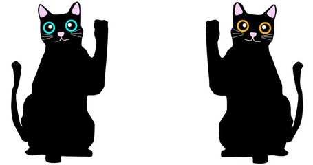 ハートを挟む2匹の猫のイラスト素材 Wall Mural Wallpaper Murals Lgnelbd3uylm ハートを挟む2匹の猫のイラスト素材 Wall Mural Wallpaper Murals Lgnelbd3uylm