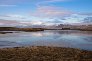 Views of the snæfellsnes peninsula mountains, Iceland