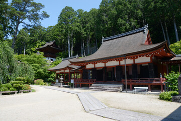 長命寺　境内　滋賀県近江八幡市