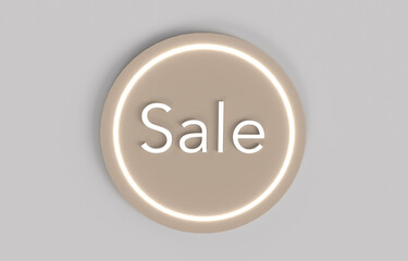 Sale 3D rendering