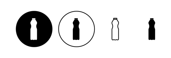 Bottle icon set. bottle vector icon