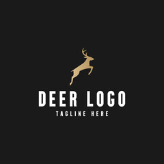 deer logo design for logo template