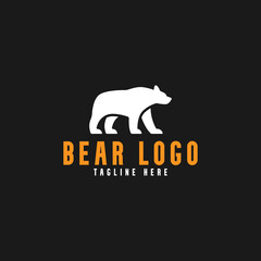 bear logo design for logo template