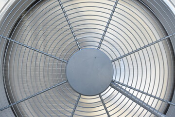 air conditioning fan close up background