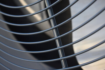 air conditioning fan close up background