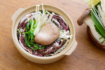 A Thousand Leaves Hot Pot in Korean Style