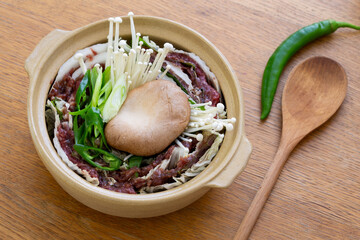 A Thousand Leaves Hot Pot in Korean Style