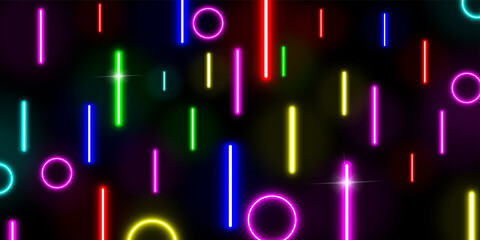 Neon background colorful