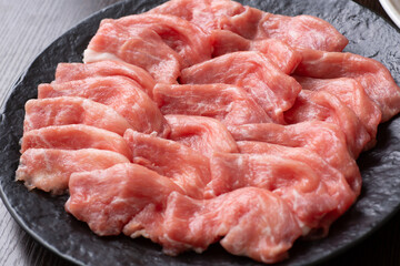豚しゃぶの肉